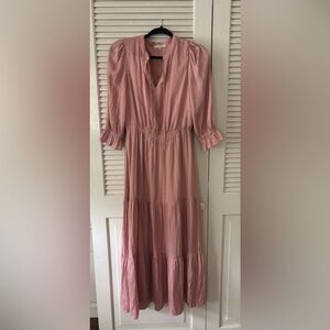 SKIES are blue dress size small. Worn once. Excellent condition.